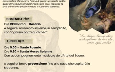 Festa dell’Immacolata Concezione a Posticciola: una Celebrazione di Fede e Tradizione